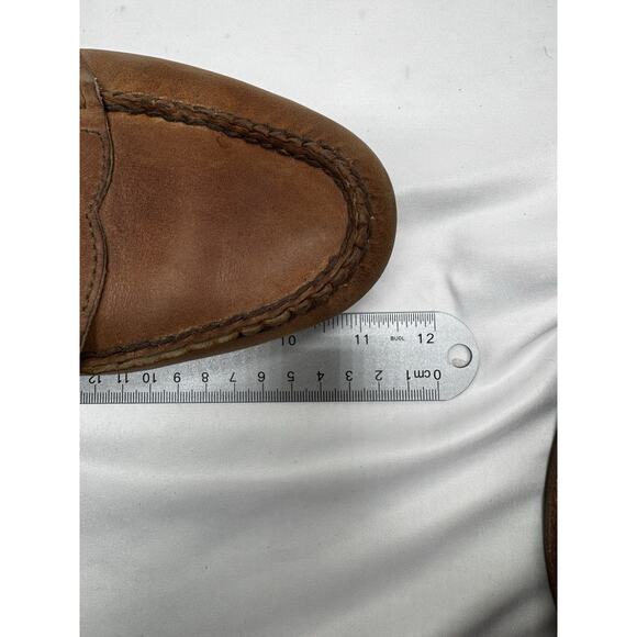 COLE HAAN Hand Sewn Brown Leather PENNY LOAFERS Sz 11 Office Work Academia - Picture 10 of 11